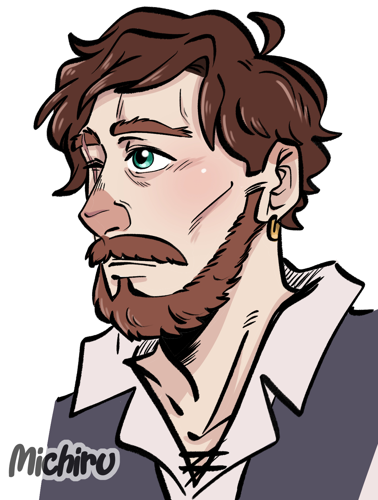 New Oc - Logan Darren - Semi realistic style - 2