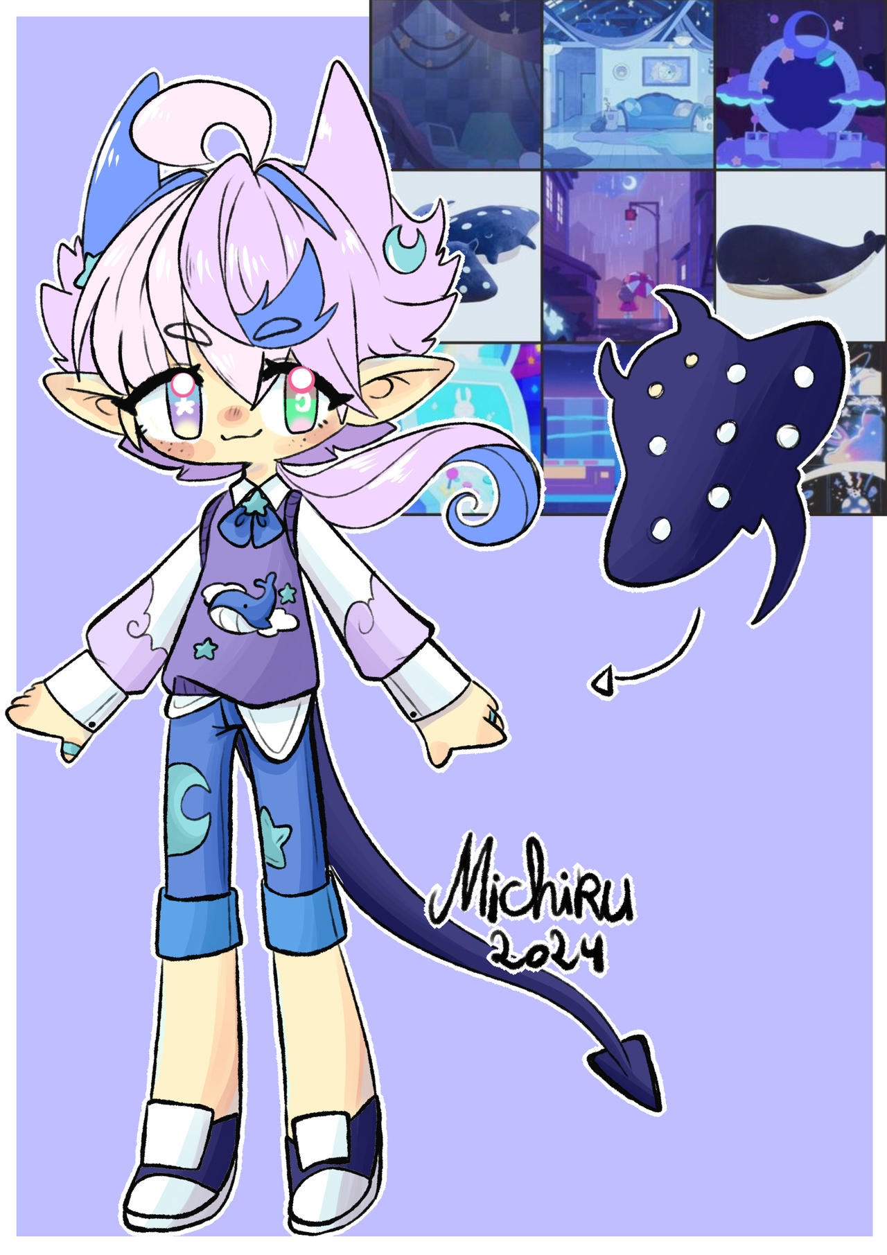 Adopt Aesthetic - Galaxy Manta Ray OPEN.