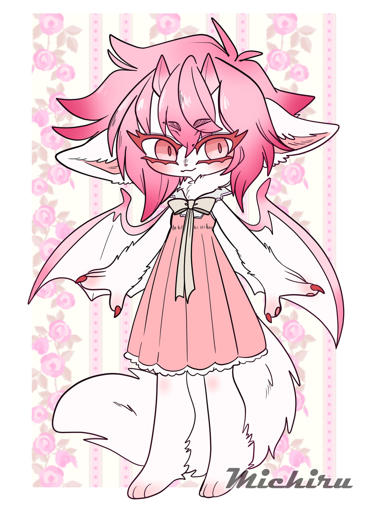 Dragon Fluffy Pink: Open