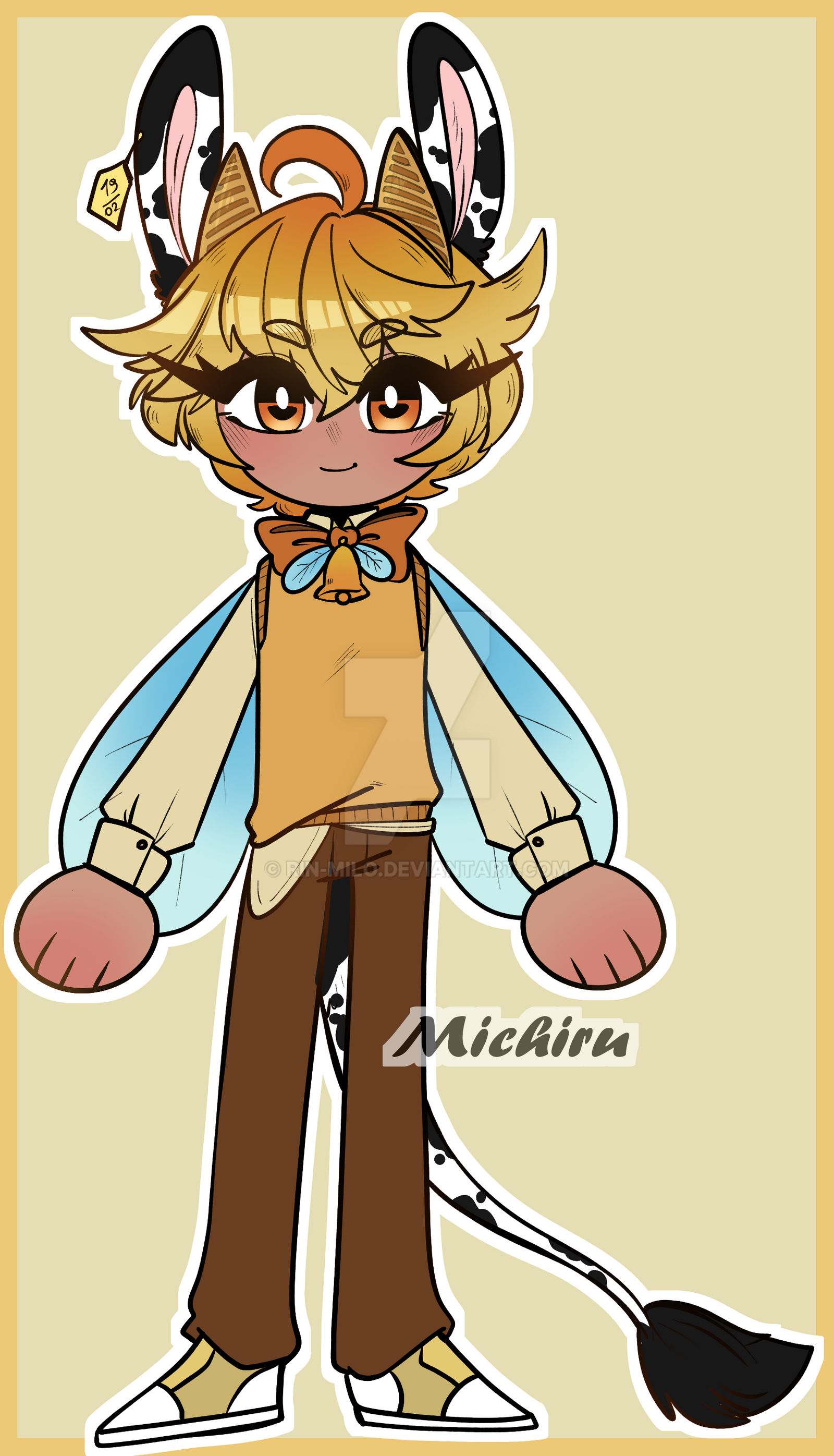 Adoptable Honey Cow Rabbit OPEN