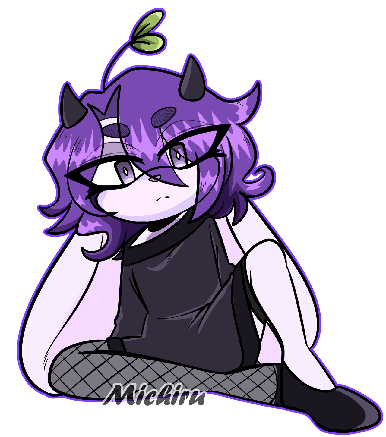 My oc Ebony Bunny Demon