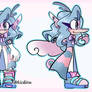 Reference Aquamarine Seahorse oc sonic