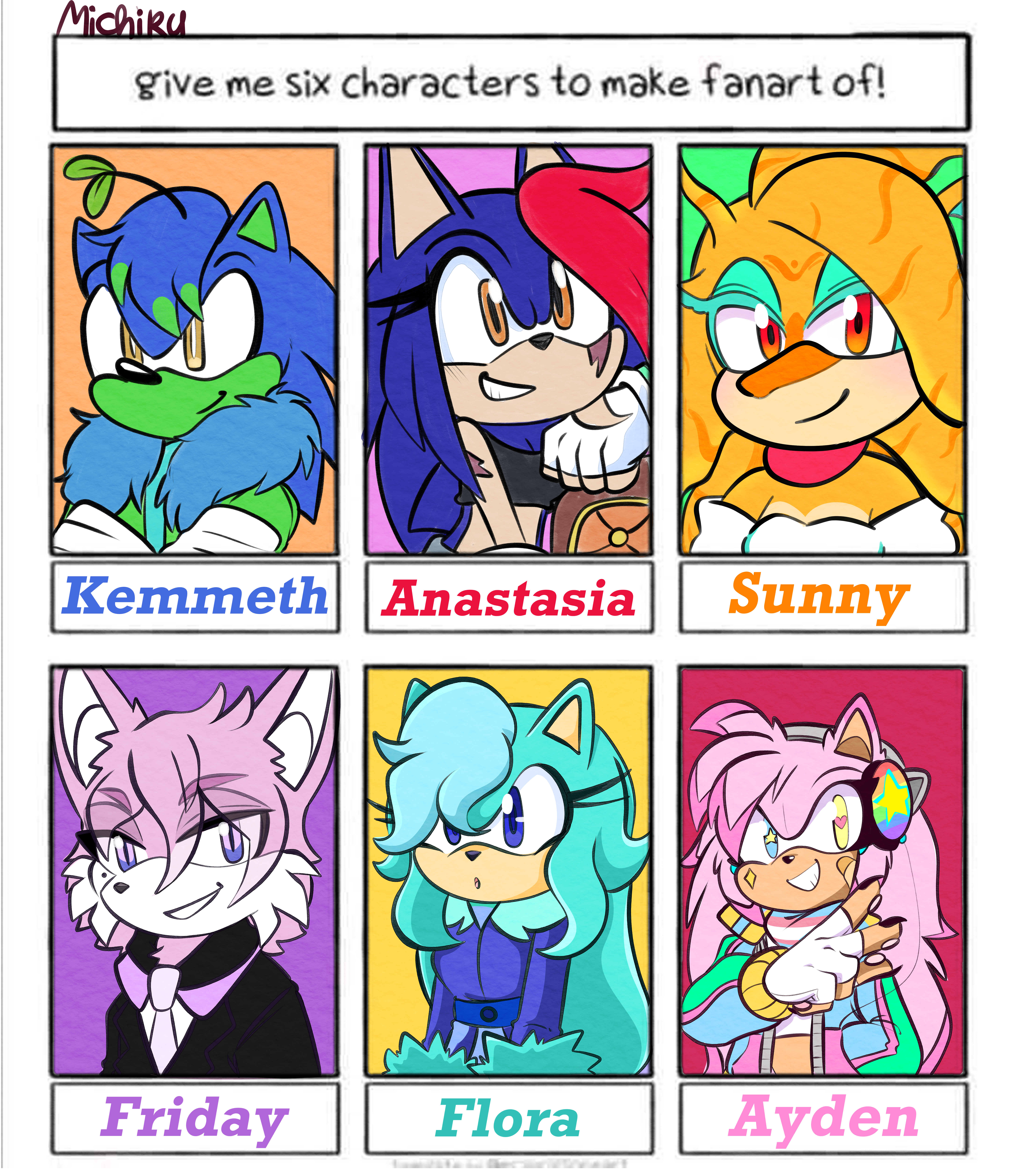 I draw your ocs! Challenge completed