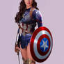 Wonder Woman - Captain America ( mask below )