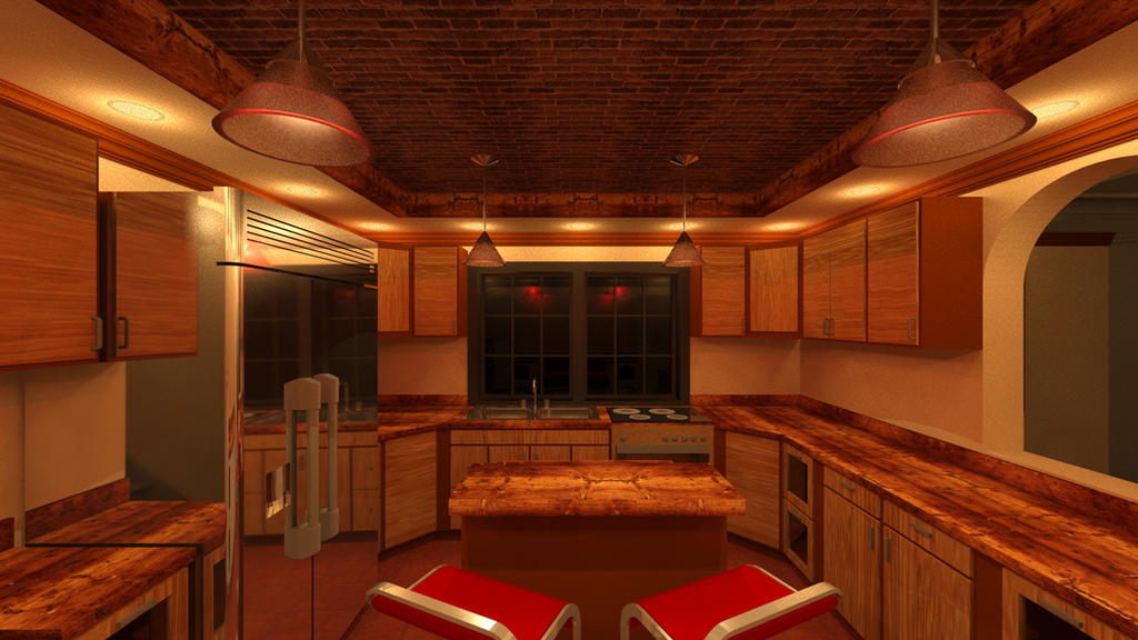 Kitchen Oneview (S) Kitchen View 1 by KonejoStudios on DeviantArt