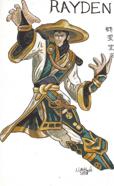 mortal kombat Rayden by BDixonarts on DeviantArt