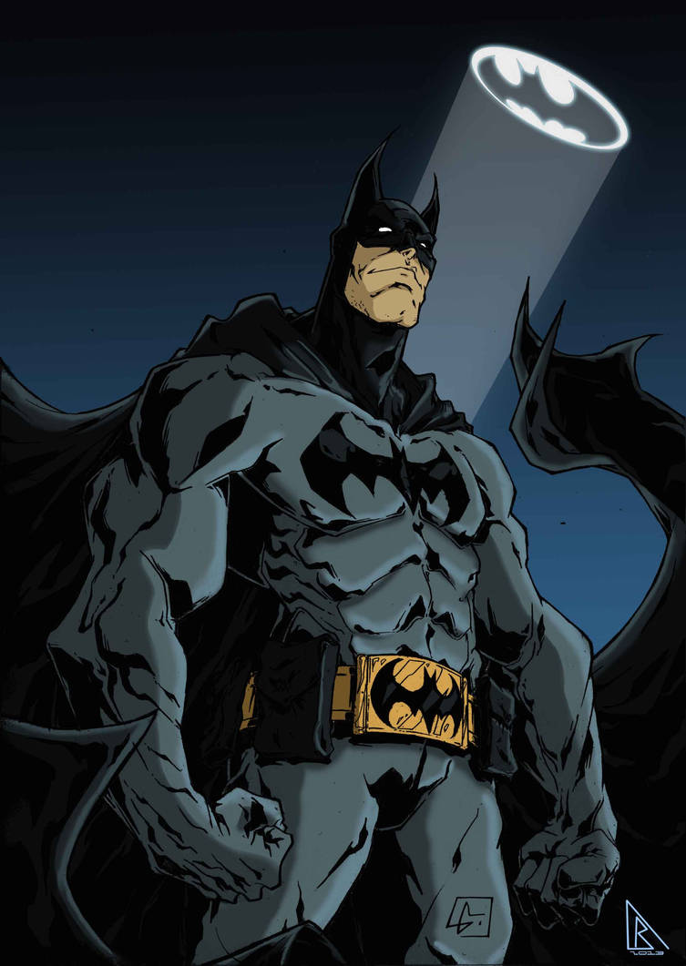 Batman Colors New by BDixonarts on DeviantArt