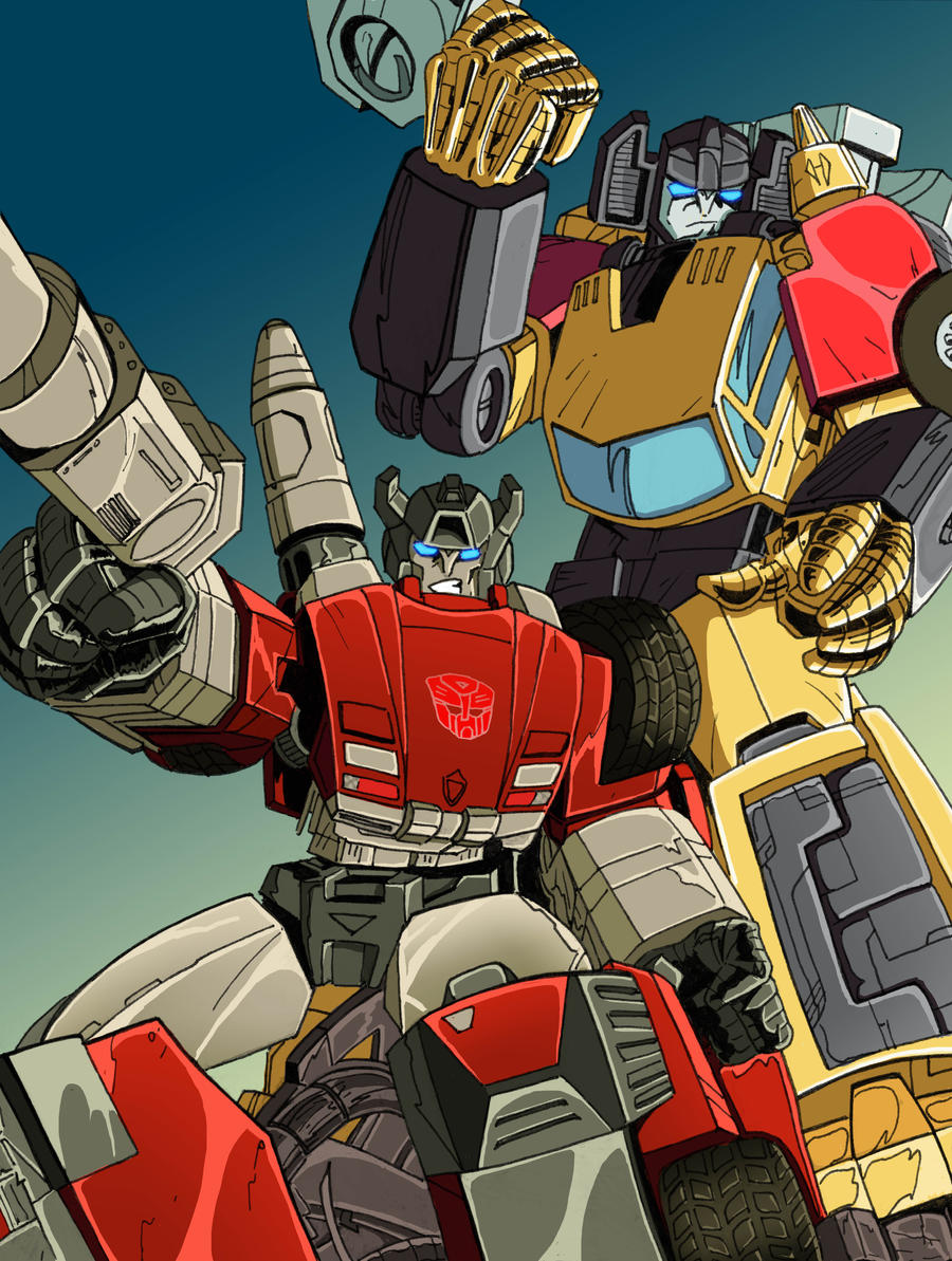 Sideswipe And Sunstreaker Colors Wip 2