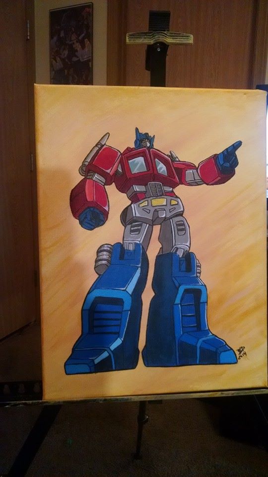 G1 Optimus Prime Painting