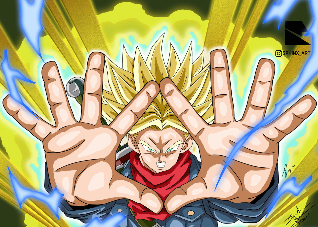 Trunks Burning Attack Colors by BDixonarts on DeviantArt