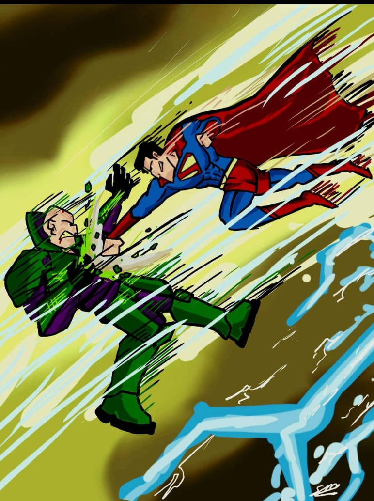 Superman vs lex luthor by soundwave2004a on DeviantArt