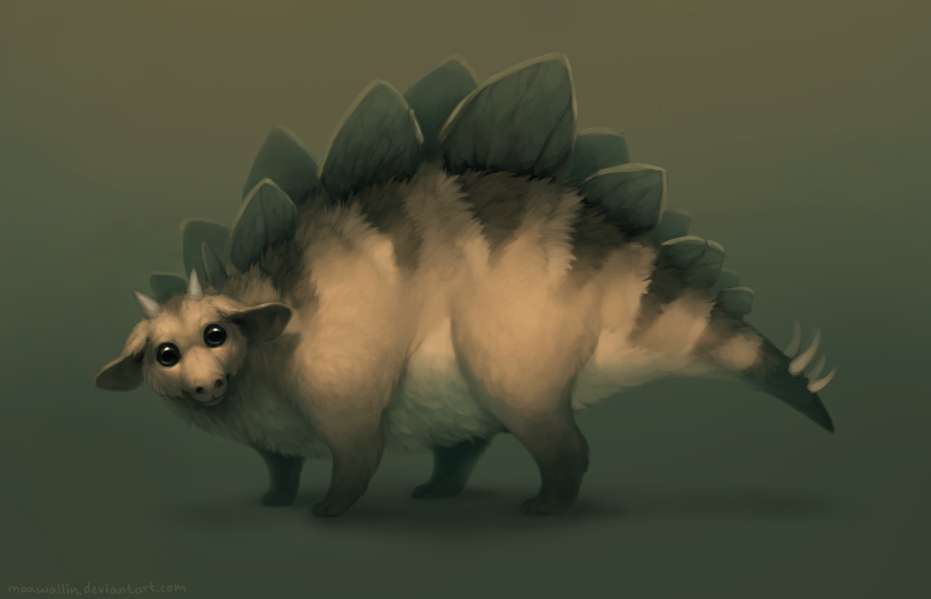 Mammalian stegosaurus