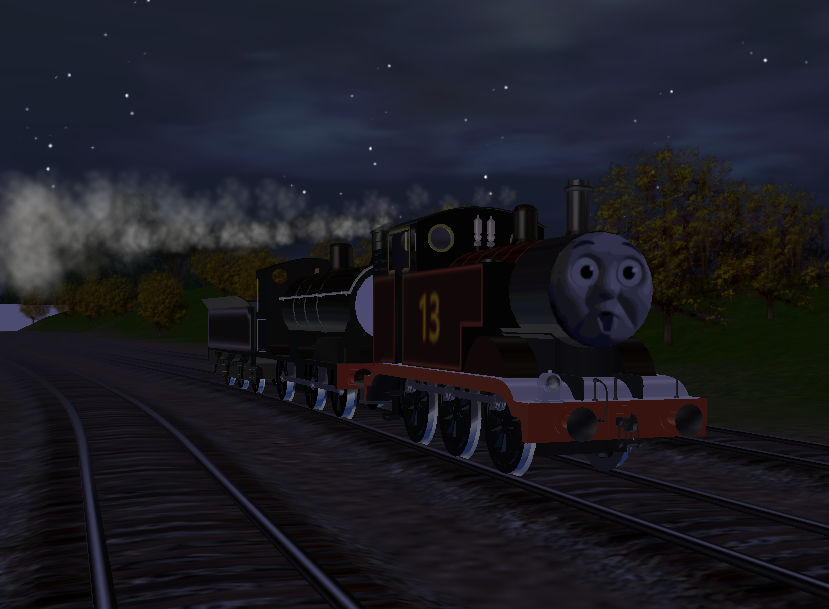 Rob and the slender engine by ROBTHEMAINLINEE2 on DeviantArt