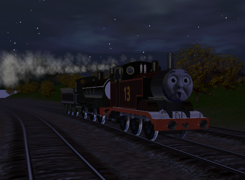 Rob and the slender engine by ROBTHEMAINLINEE2 on DeviantArt