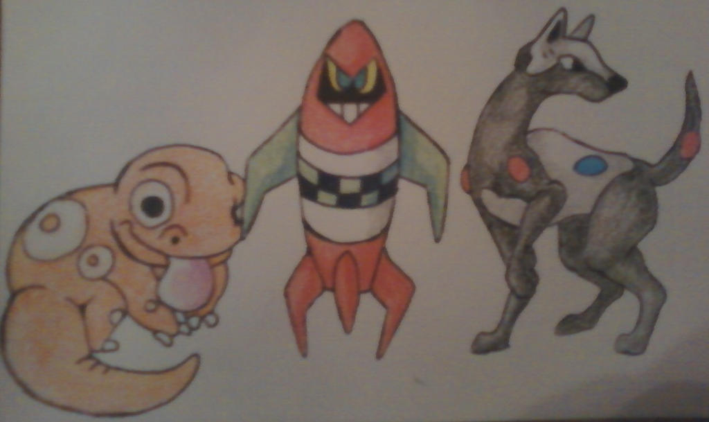 Fakemon Fanart 2 by IceyPinkLemons on DeviantArt