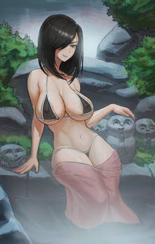 Hot springs girl (bikini Version)