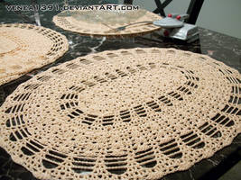 Crochet - Lacy Oval Placemats