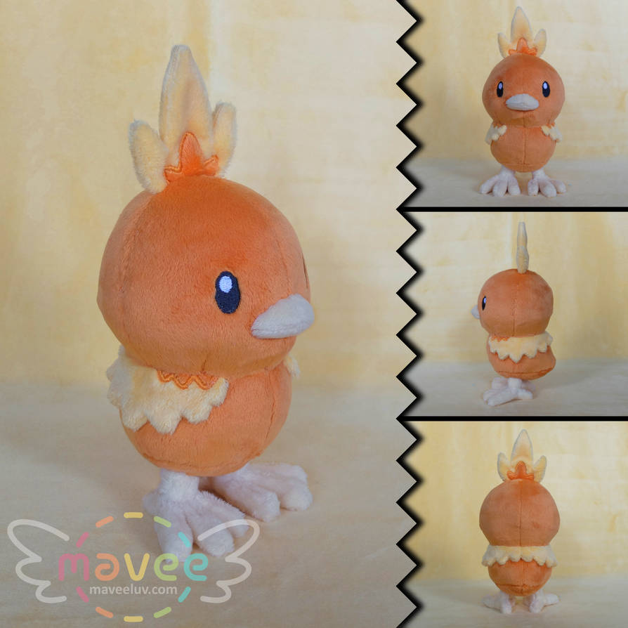 Torchic Plus Pokemon Torchic Plush by maveeluv on DeviantArt
