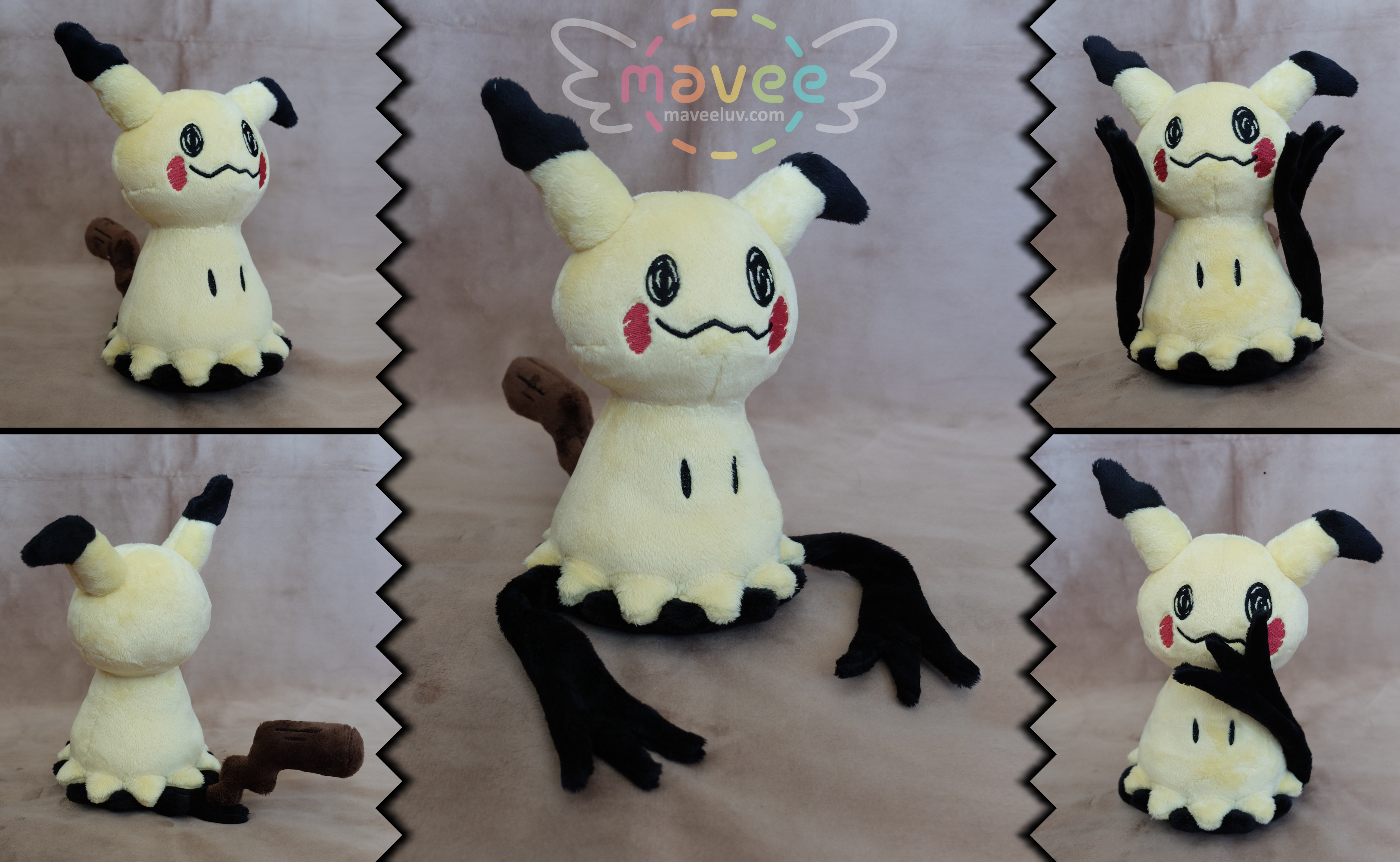 Pokemon Mimikyu Plush by maveeluv on DeviantArt