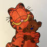 Garfield hugging Pooky