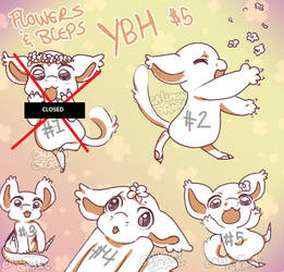 GRIFFIAN Flowers and Bleps YCH - $5 [4/5 OPEN]