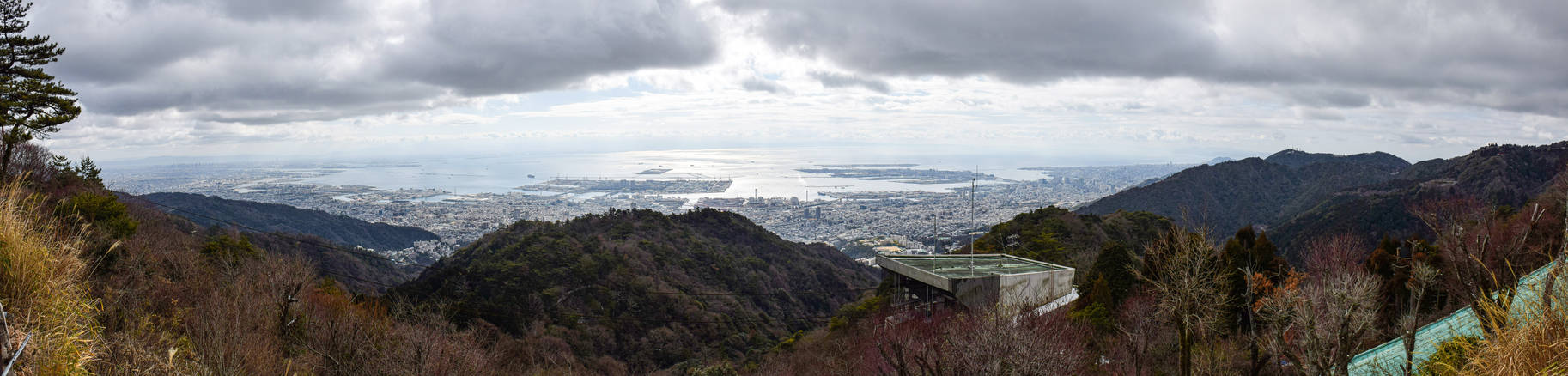 Kobe from Mount Rokko Panorama