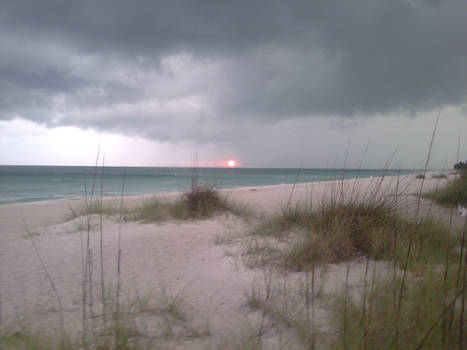 Beach at sunset 2