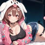 Inugami Korone in cozy style Live stream(Hololive)