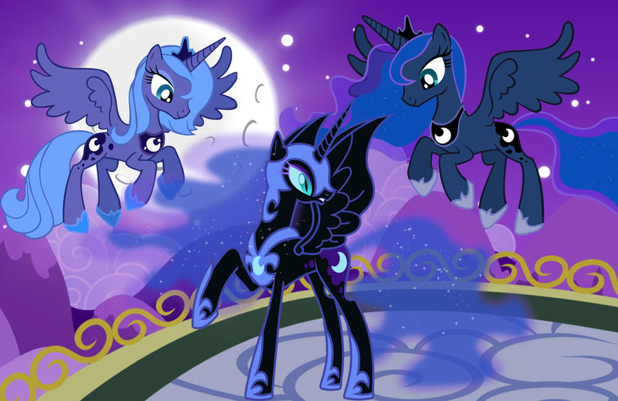 Princess Luna Evolution