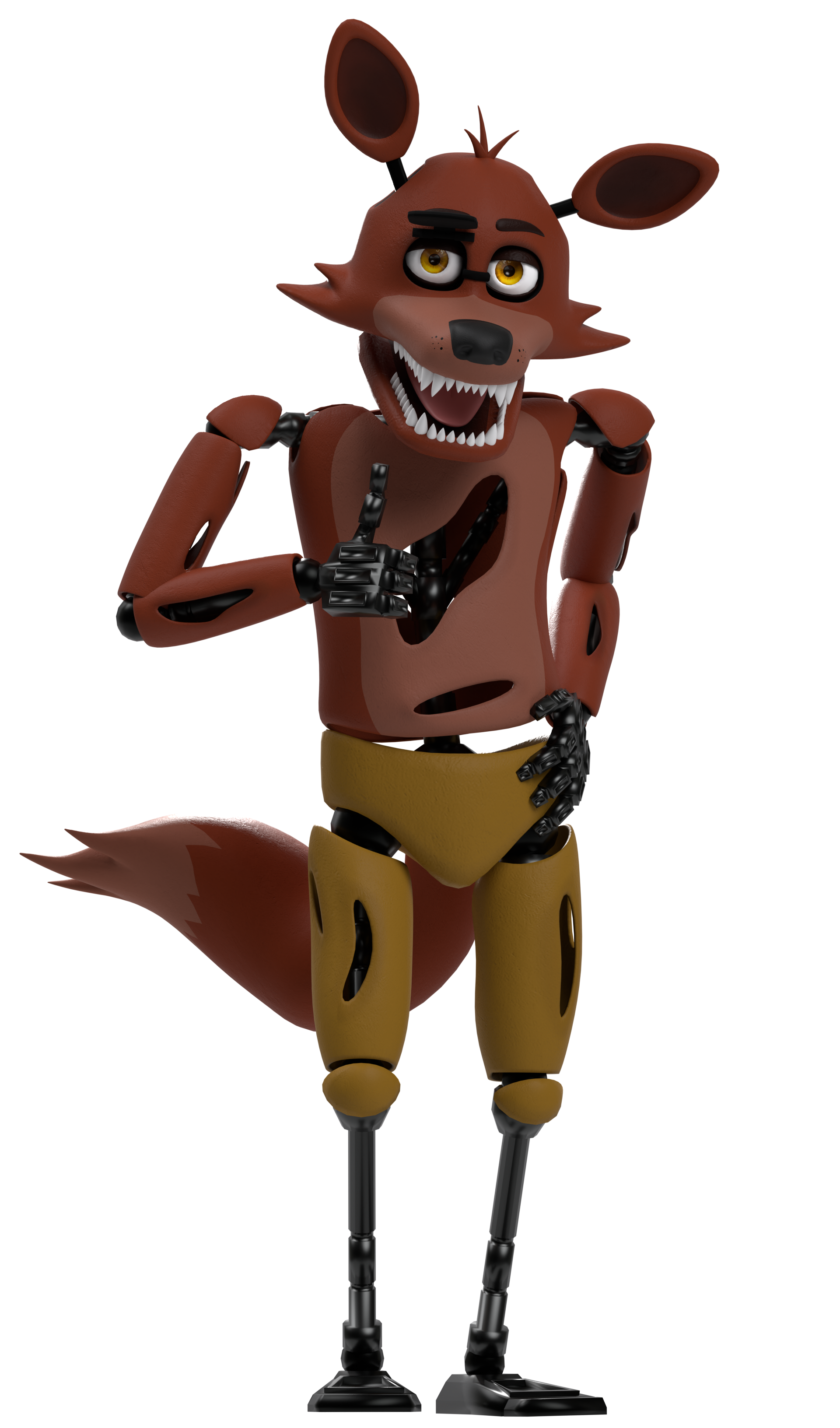 Splints Foxy Splinks Foxy Base for blender by SlyFoxx42 on DeviantArt