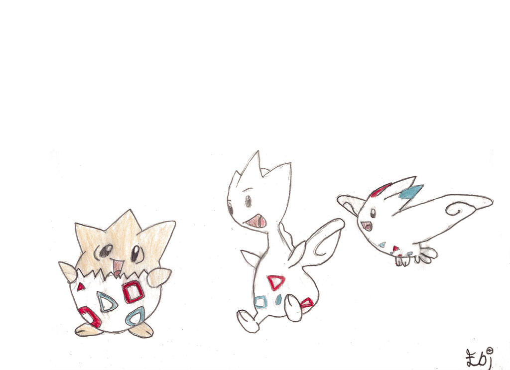 Pokemon - Togepi evolving by missgecko on DeviantArt