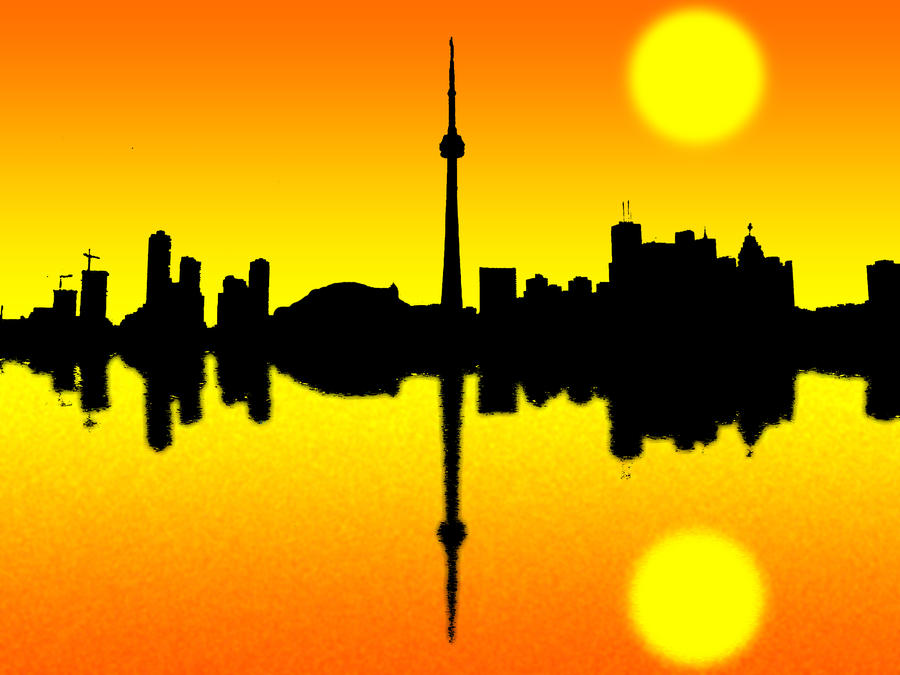 Toronto Skyline Silhouette By Ranjanunited On Deviantart