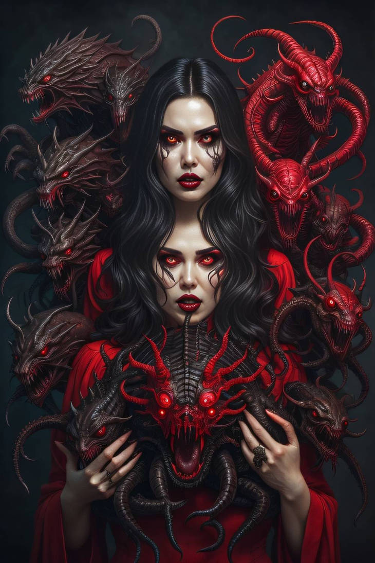 Demonic Deviantart Demonic monsters by Paranormal-ghouls on DeviantArt