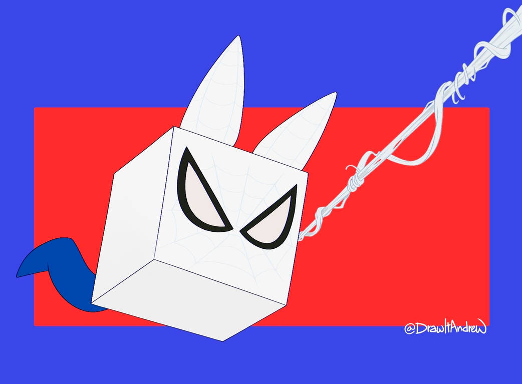 Spider-Cario as Spider-Cube! by Devvcario on DeviantArt