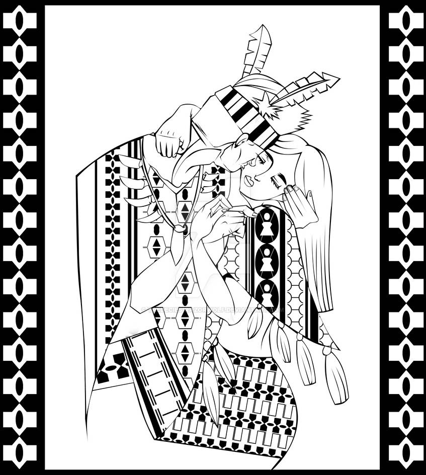 Igorot Couple (With Pattern) by TredeciesRazorwolf on DeviantArt