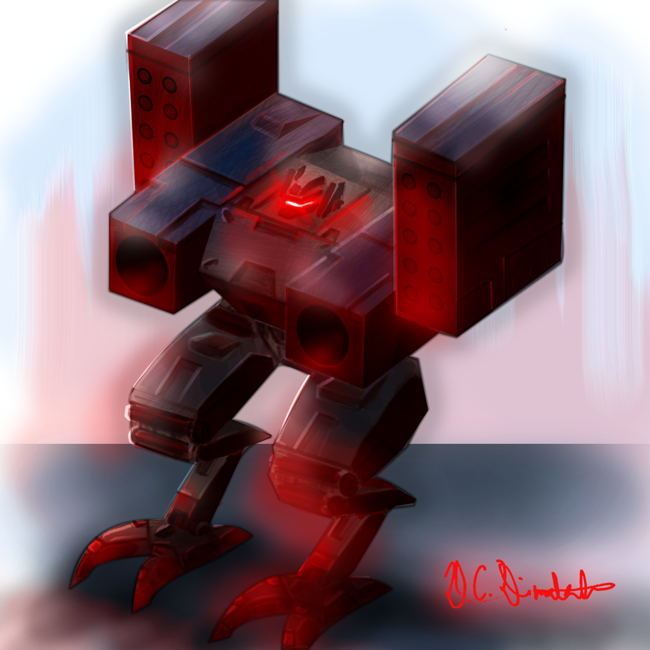 Project Razorwolf Mecha Draft 7 by Tredecies-Razorwolf on DeviantArt