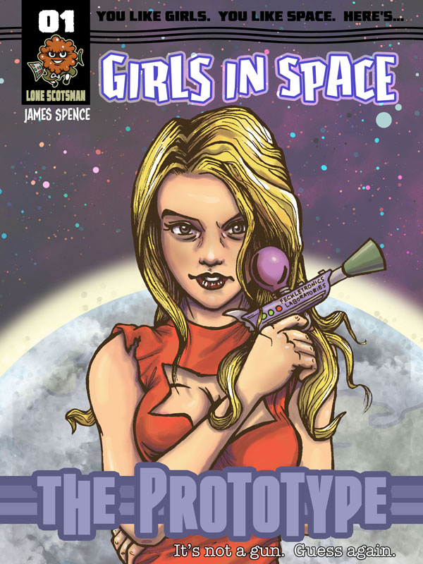 Cover to Girls in Space #01