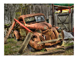 rusty truck