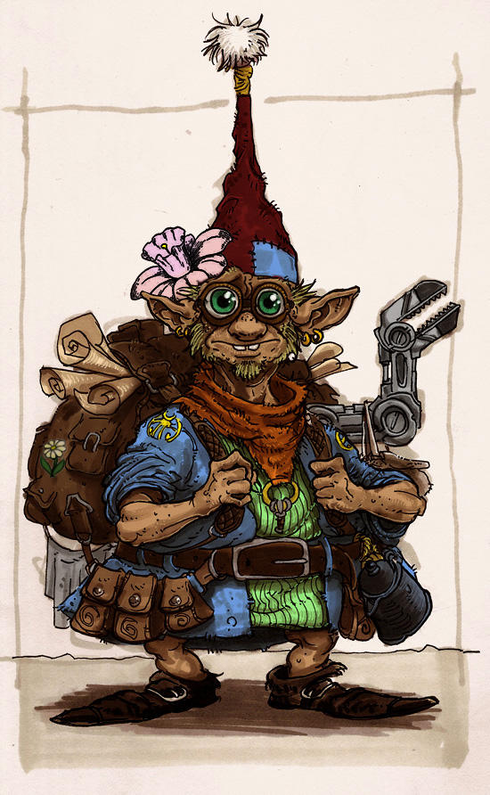 Gnome Tinker Colored By Kradath On Deviantart