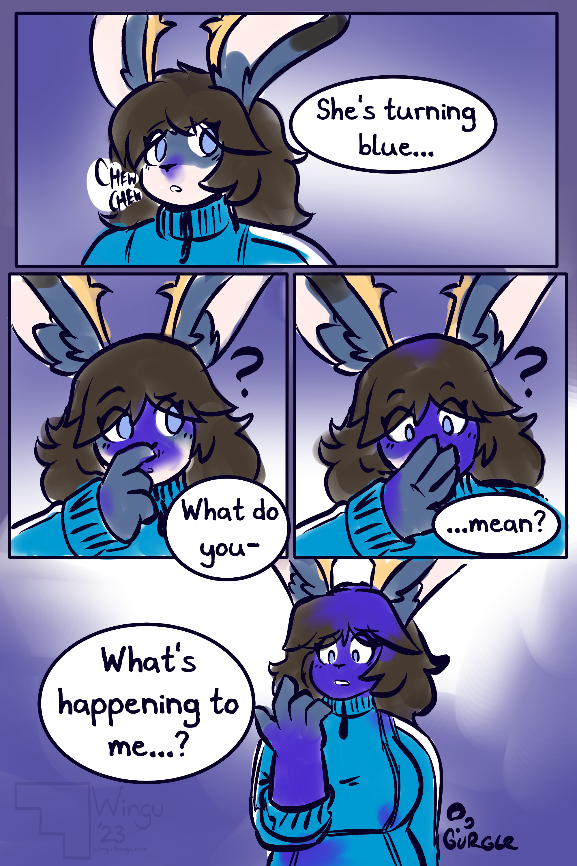Satsuma Birthday Blueberry Comic 1 by CowSphere2000 on DeviantArt