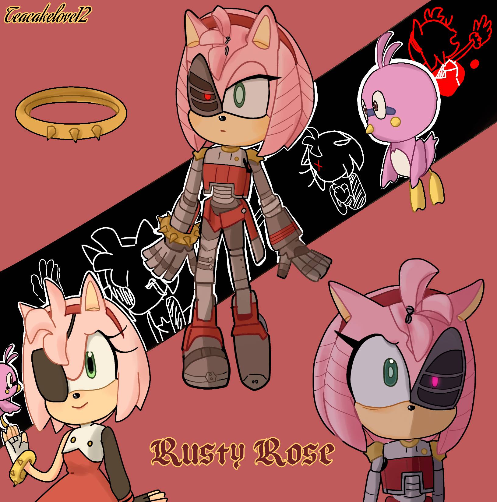Rusty Rose by TeaCakeLove on DeviantArt