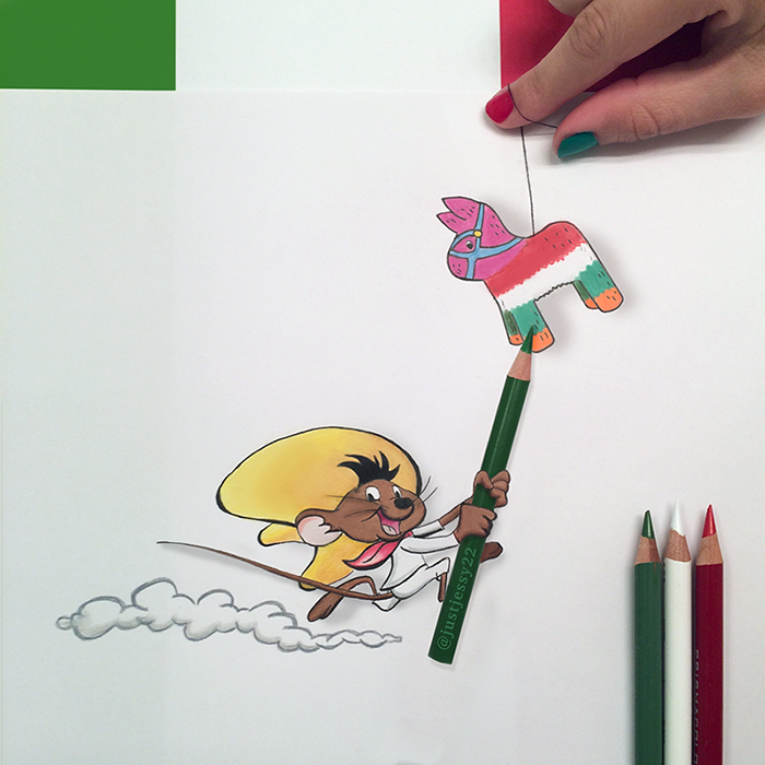 How to Draw Speedy Gonzales