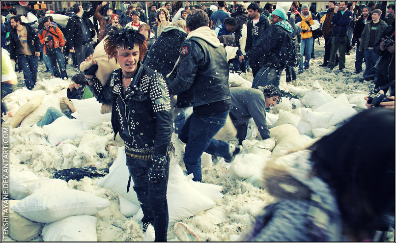 NYC pillow fight 2008 XXII