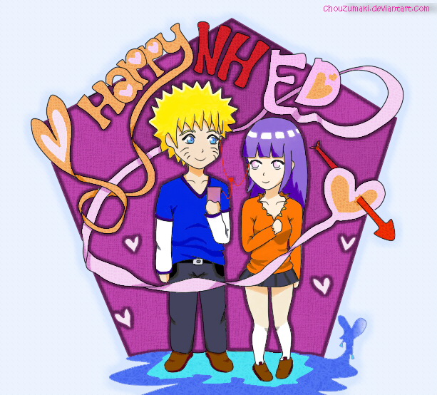 NaruHina Fluffy Day Cover #5 (without lines)