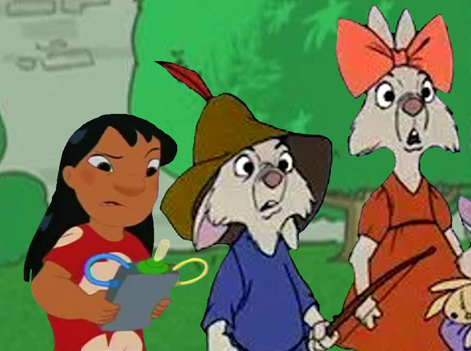 Lilo, Skippy and Sis Rabbit lived in Hawaii Castle by ErikHillenburg on ...