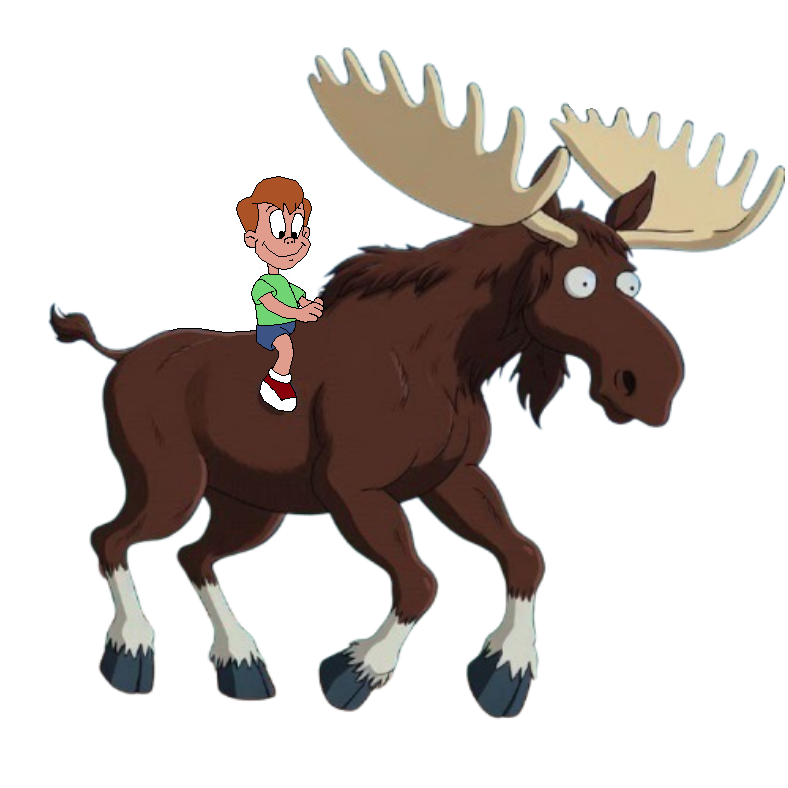 Loud Kiddington riding Moose 3 by ErikHillenburg on DeviantArt