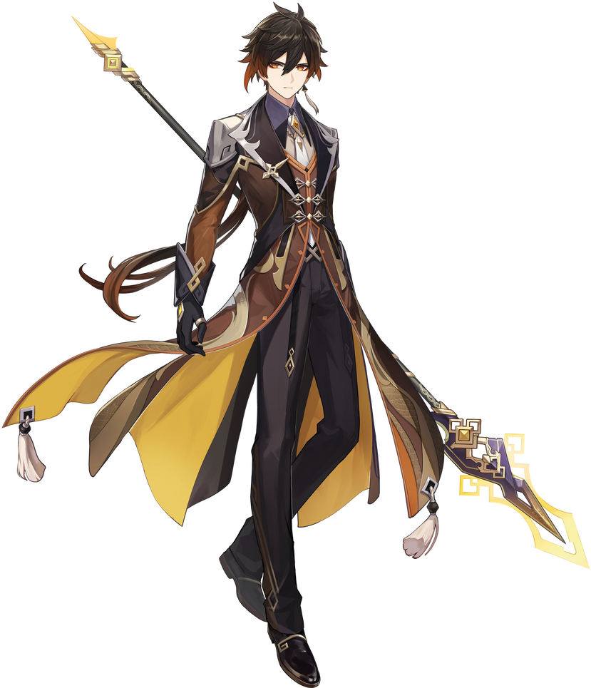 Zhongli Genshin Impact Character Render by DEG5270 on DeviantArt
