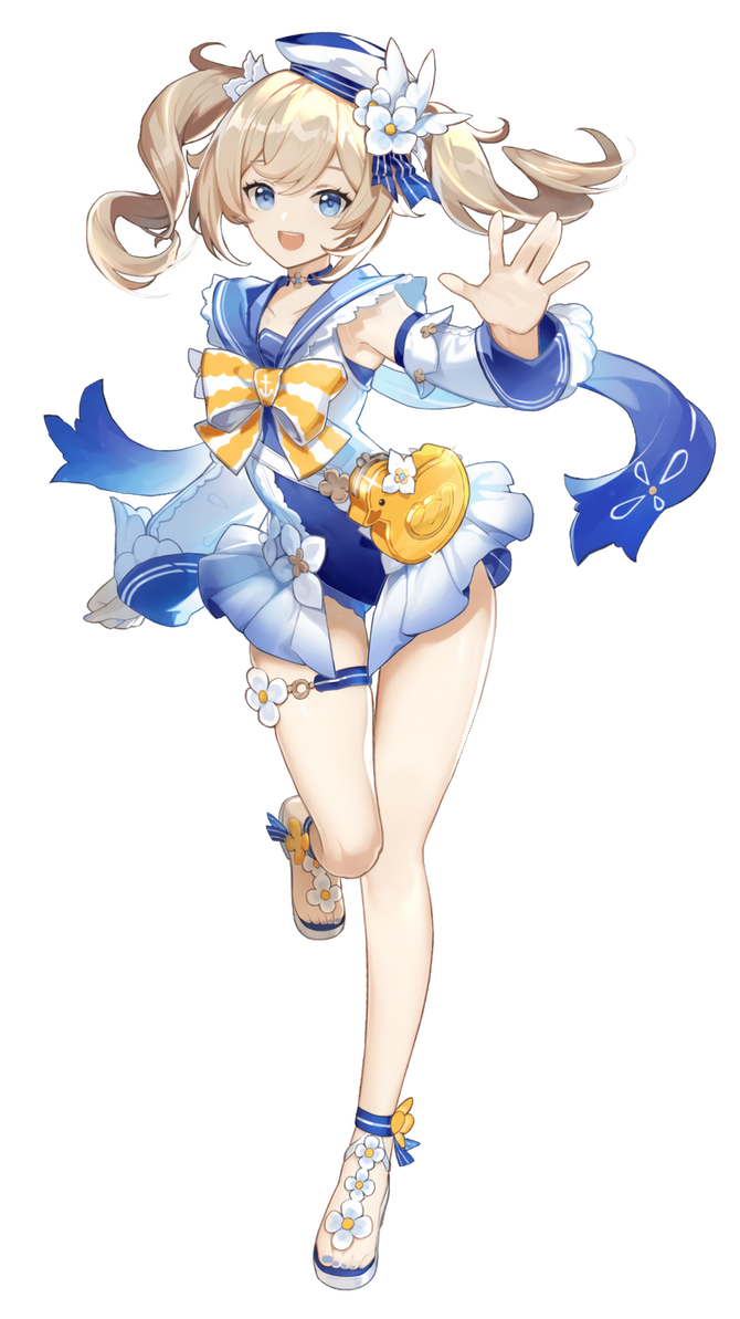 Barbara Summer Genshin Impact Character Render by DEG5270 on DeviantArt