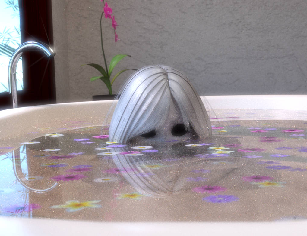 Deviantart Rabbit Bath Bunny Bath by Rivaliant on DeviantArt
