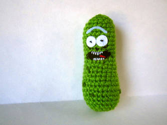 Crochet Pickle Rick!